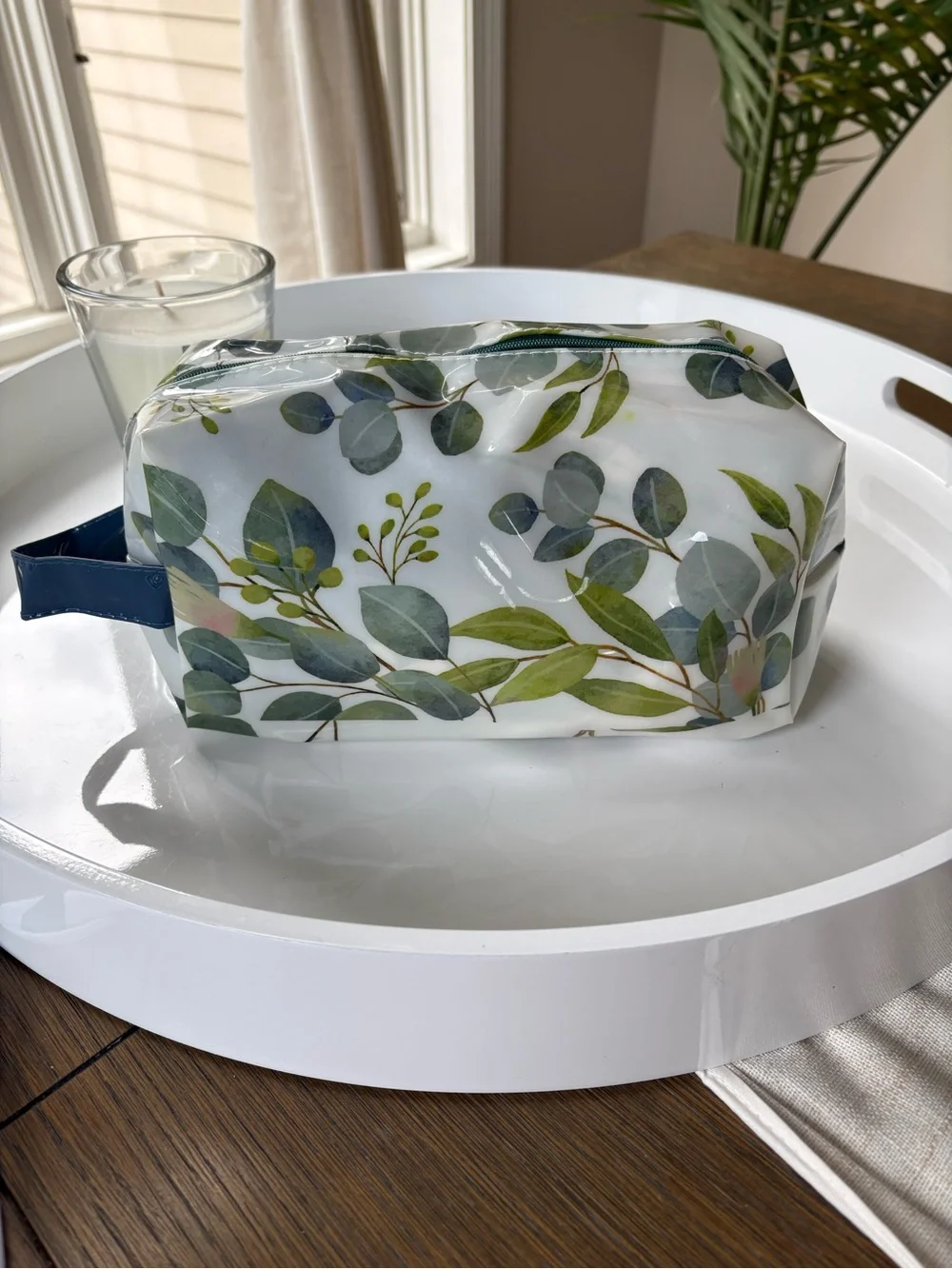 New Waterproof Eucalyptus Cosmetic Bag Travel Toiletry Makeup Pouch